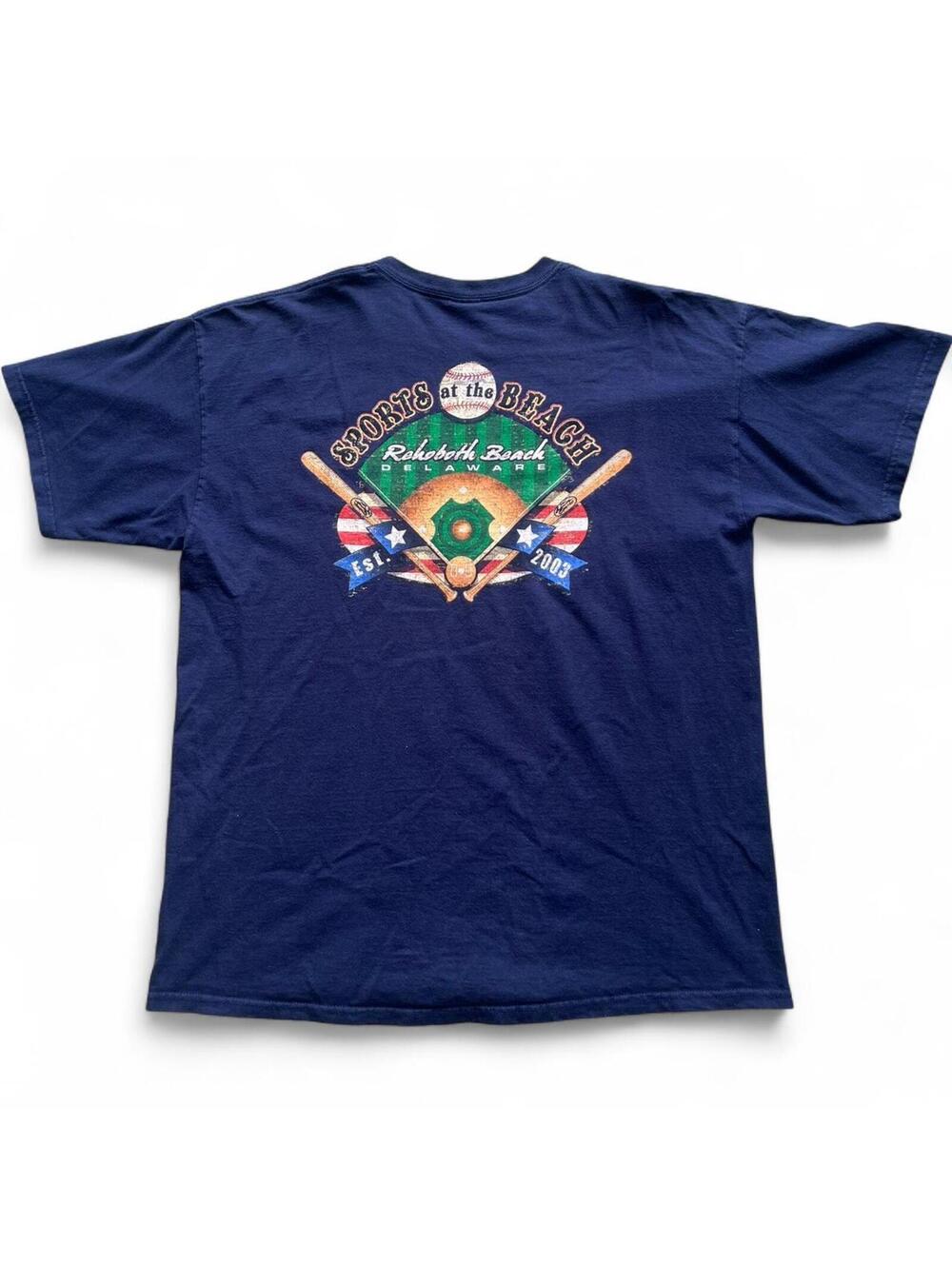 2003 Sports at the Beach Rehoboth Delaware Baseball T-Shirt